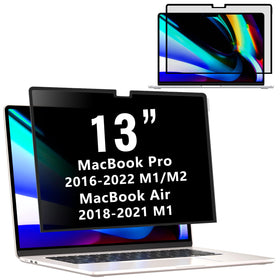 ZOEGAA MacBook Air privacy screen front view with privacy protection and glare reduction