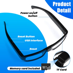 ZOGGCOX close-up of camera lens highlighting HD recording capability