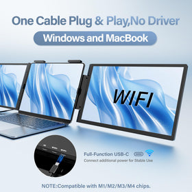 ZokoTop One Cable 14-inch FHD IPS panels deliver crisp color and wide viewing angles.