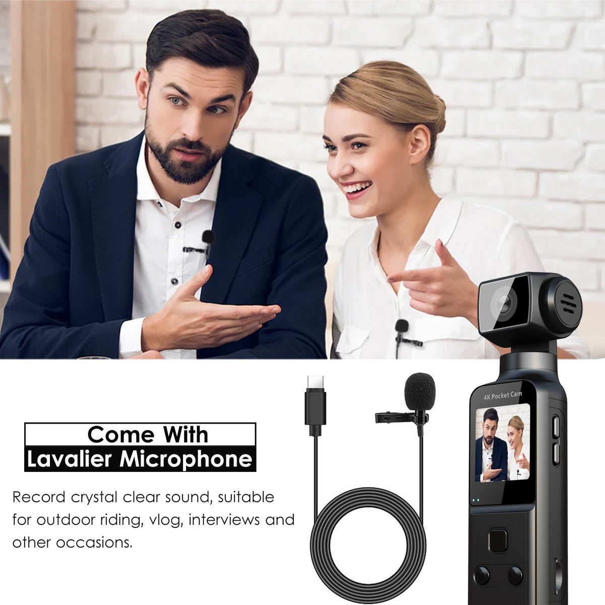 ZOMFOM 4K body camera back clip enables hands-free wear