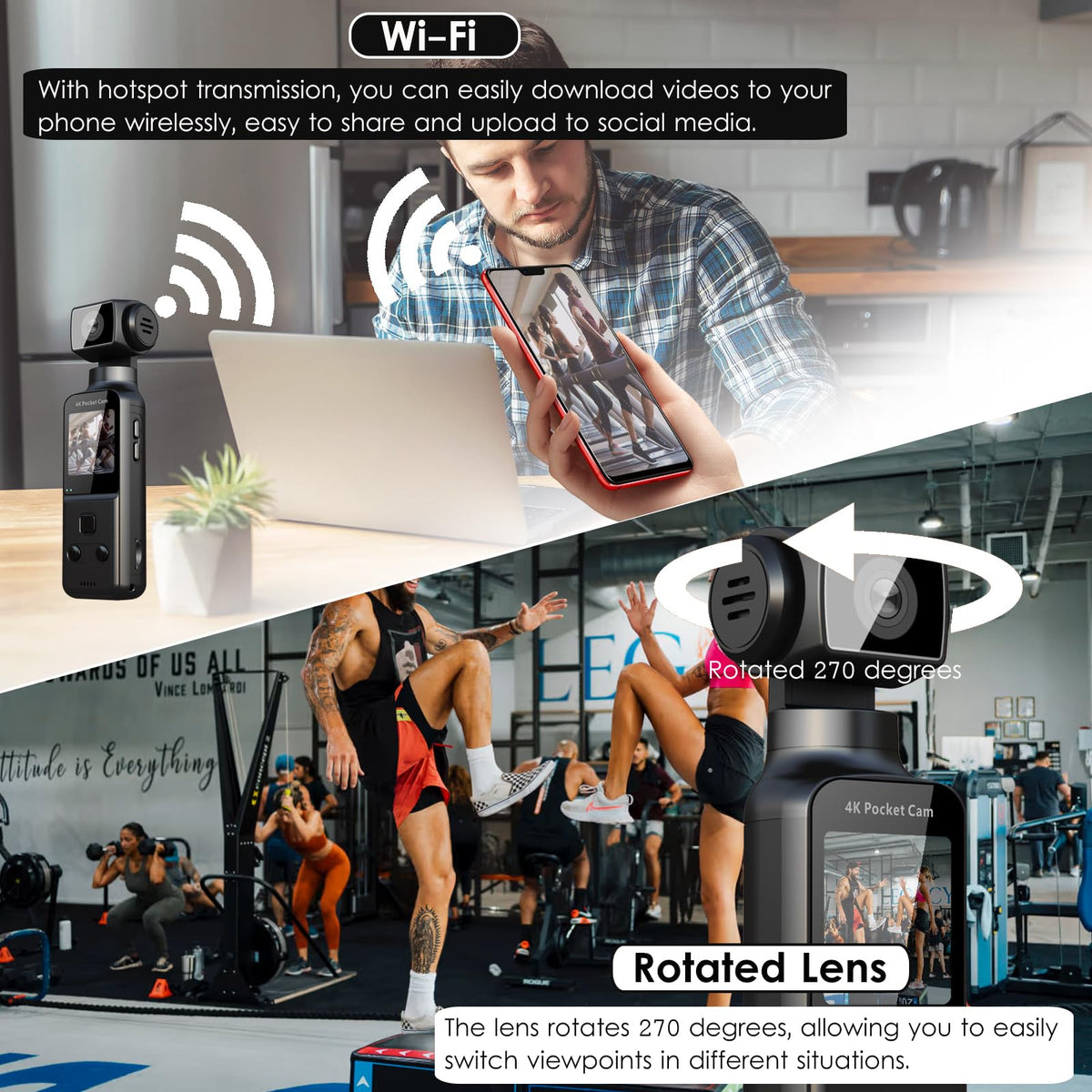 WiFi transfer with XDV PRO app for quick sharing from ZOMFOM