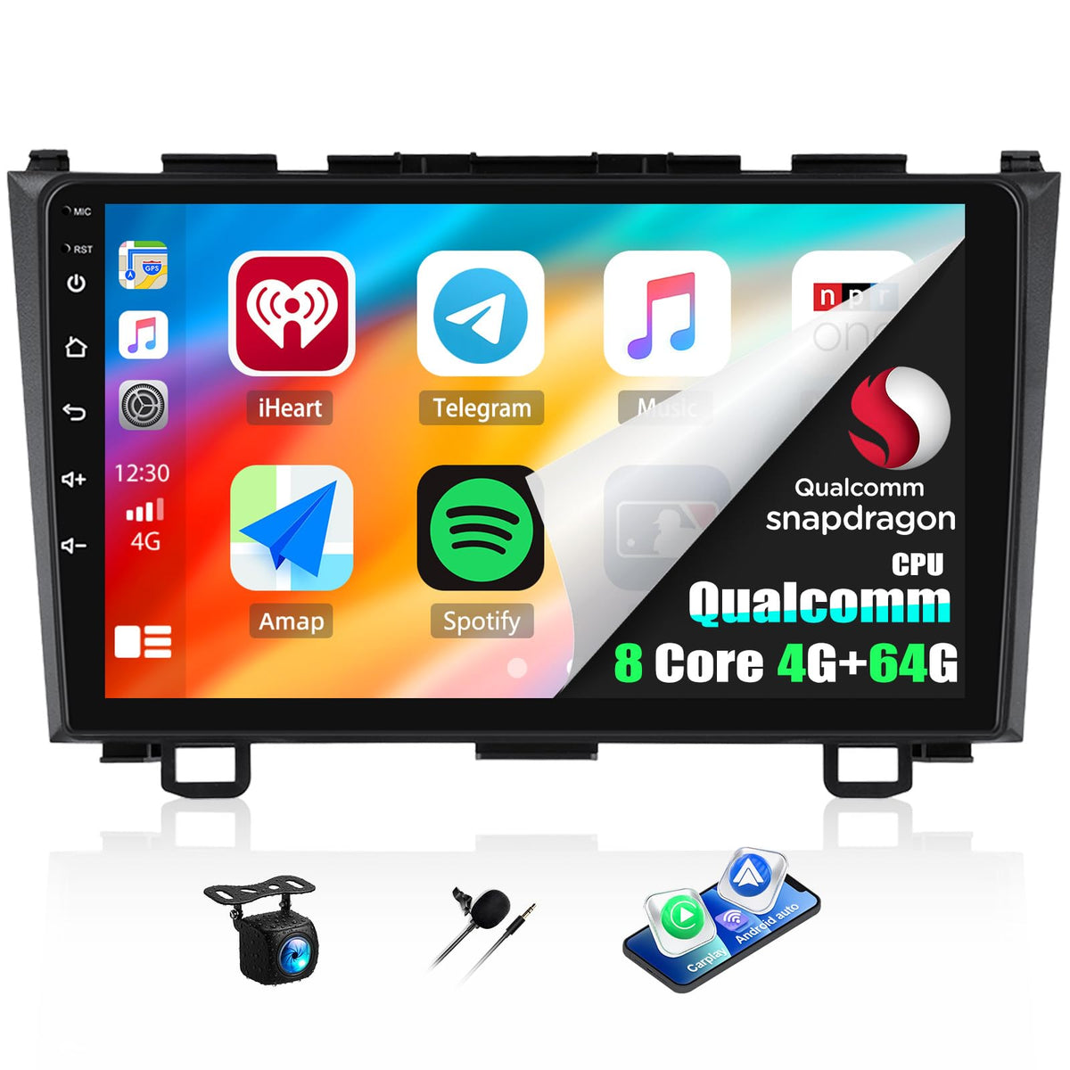 Zomolither 8-core Android 13 car radio for Honda CR-V, enhanced entertainment on the go