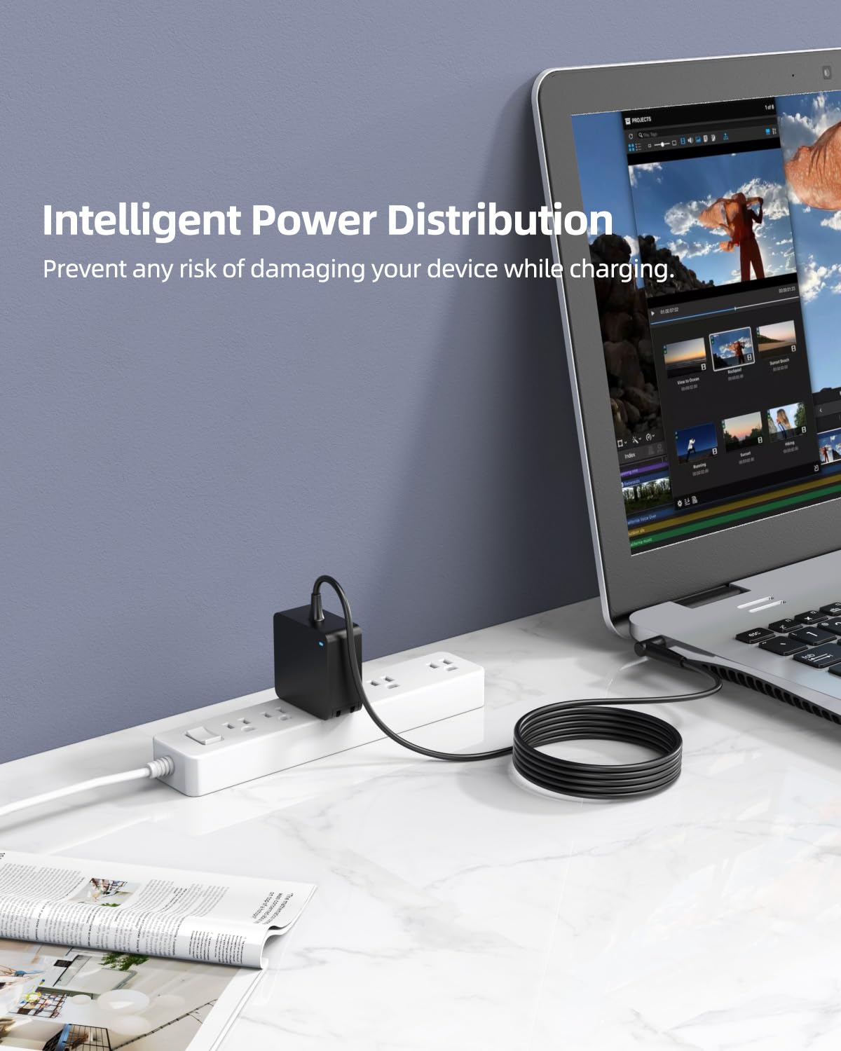 Zondol 65W charger includes a 12-month manufacturer warranty for peace of mind.