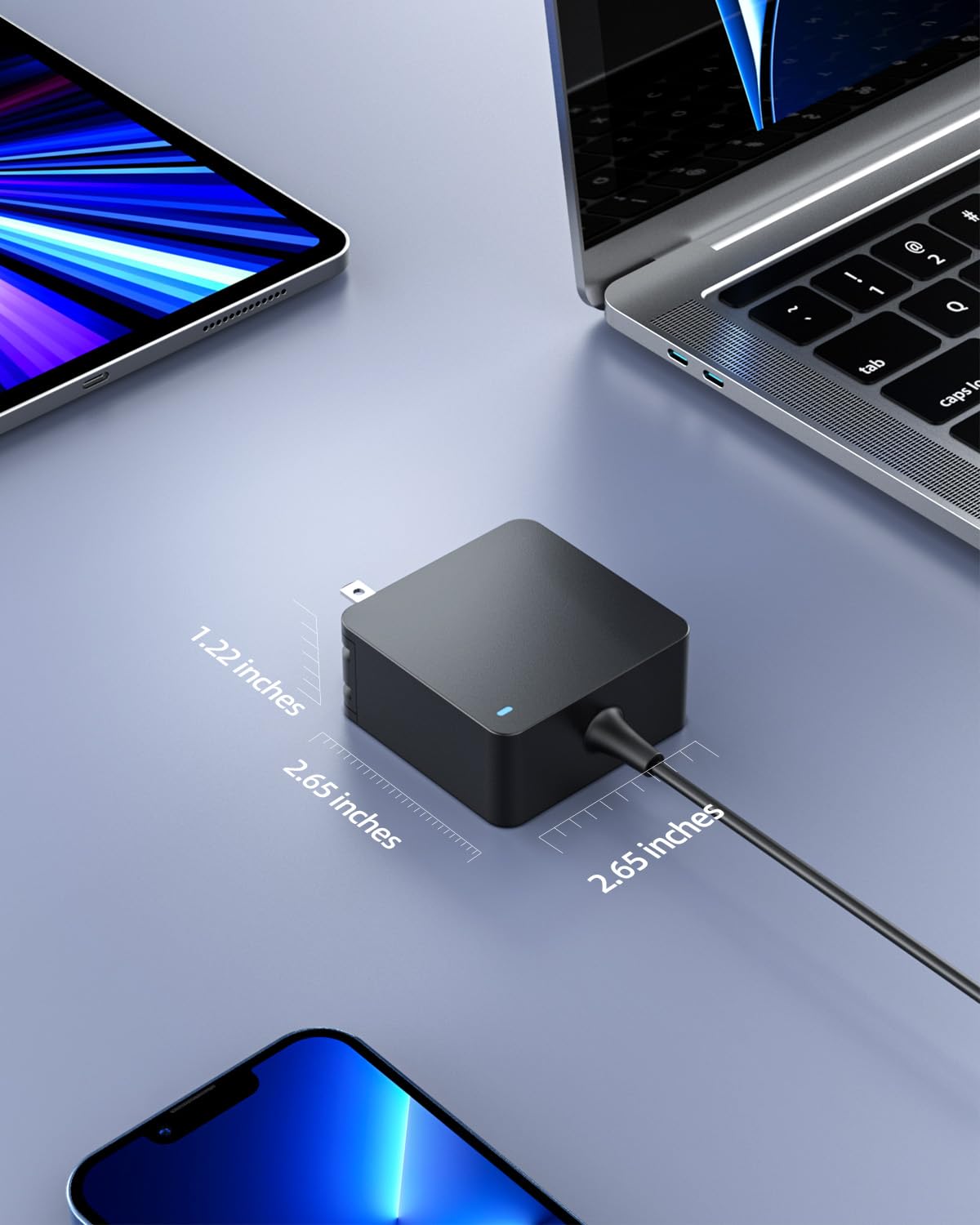 Zondol 65W charger compatibility for Zenbook and Chromebook supports portable use.