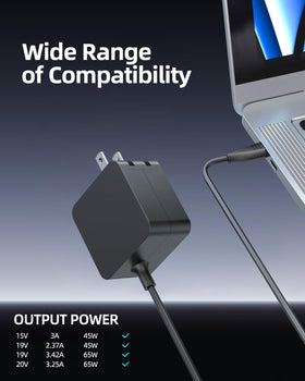 Zondol Asus ZenBook 14 charger with UL certified safety design