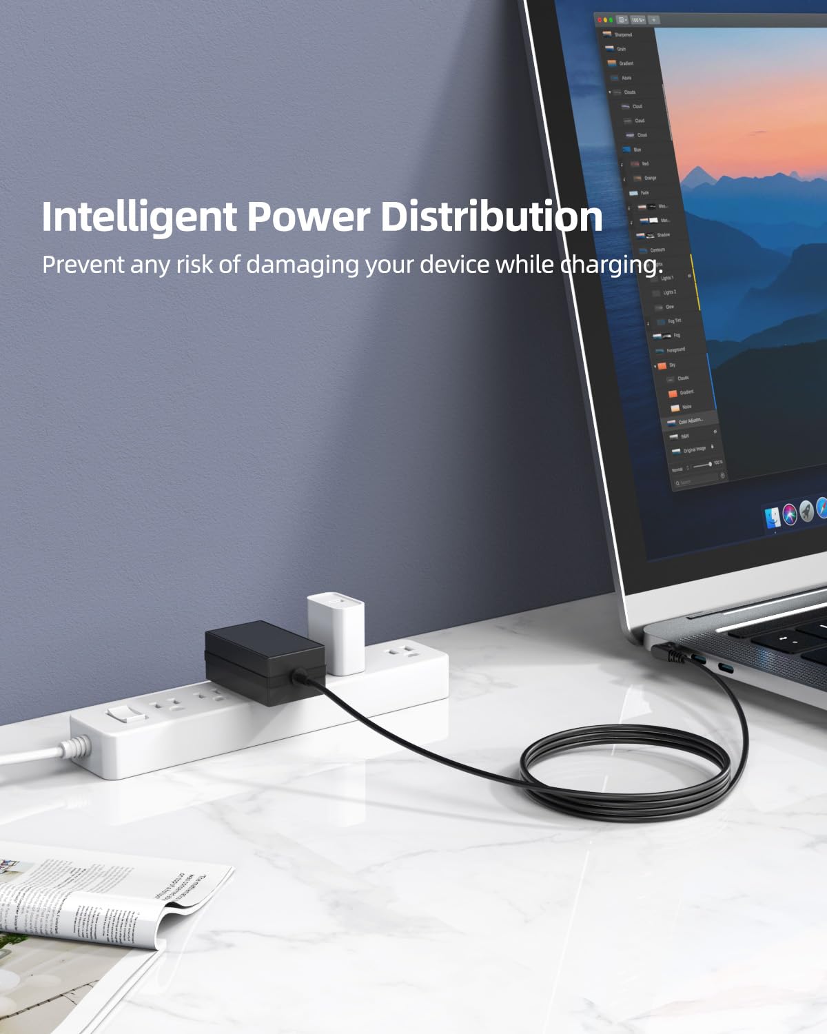 Zondol charger in use with Gateway laptop charging safely.