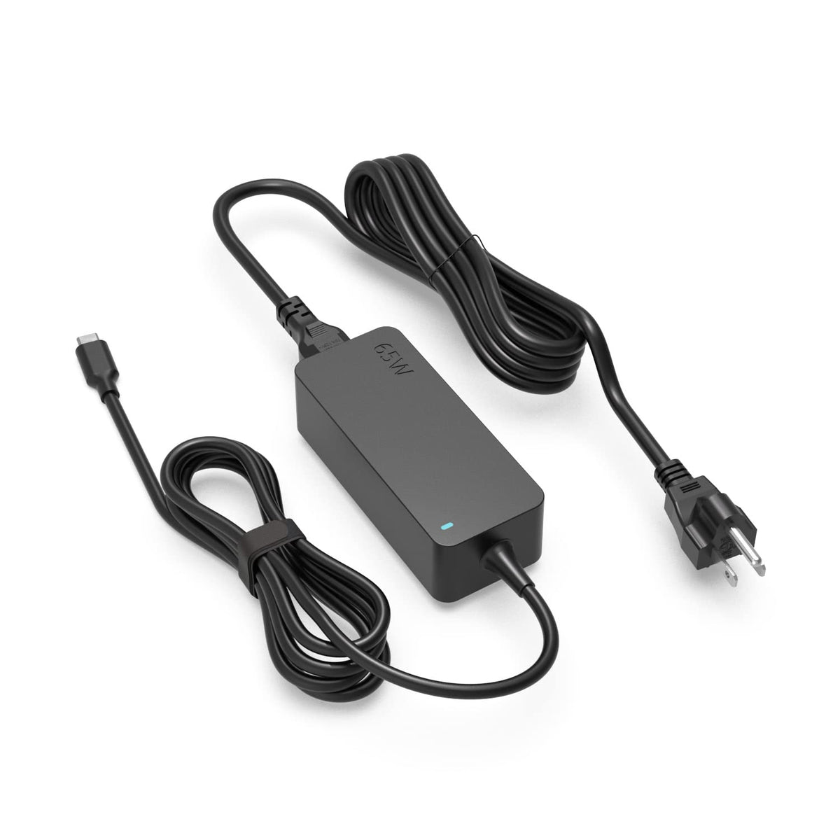 Zondol powering an LG Gram on a desk, showing reliable everyday laptop charging