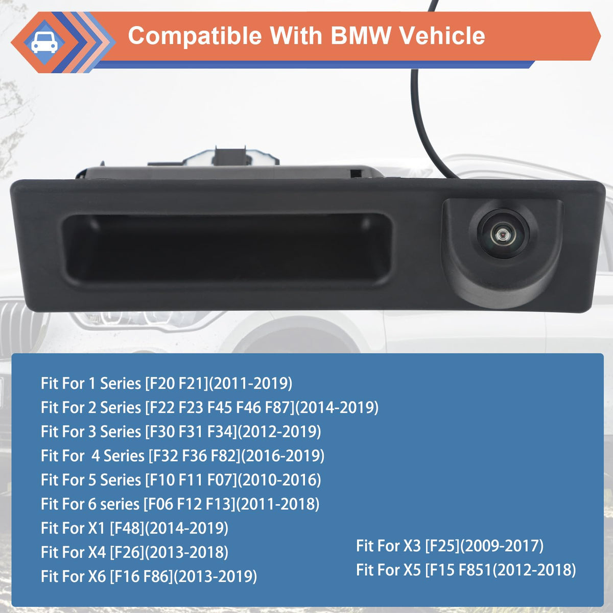 ZONFANT mounted on BMW trunk demonstrating OEM-style integration benefit