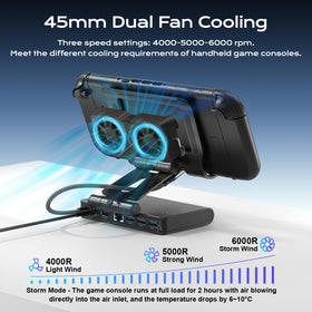 ZONGALL Steam Deck dock shows 6-in-1 ports for versatile play.