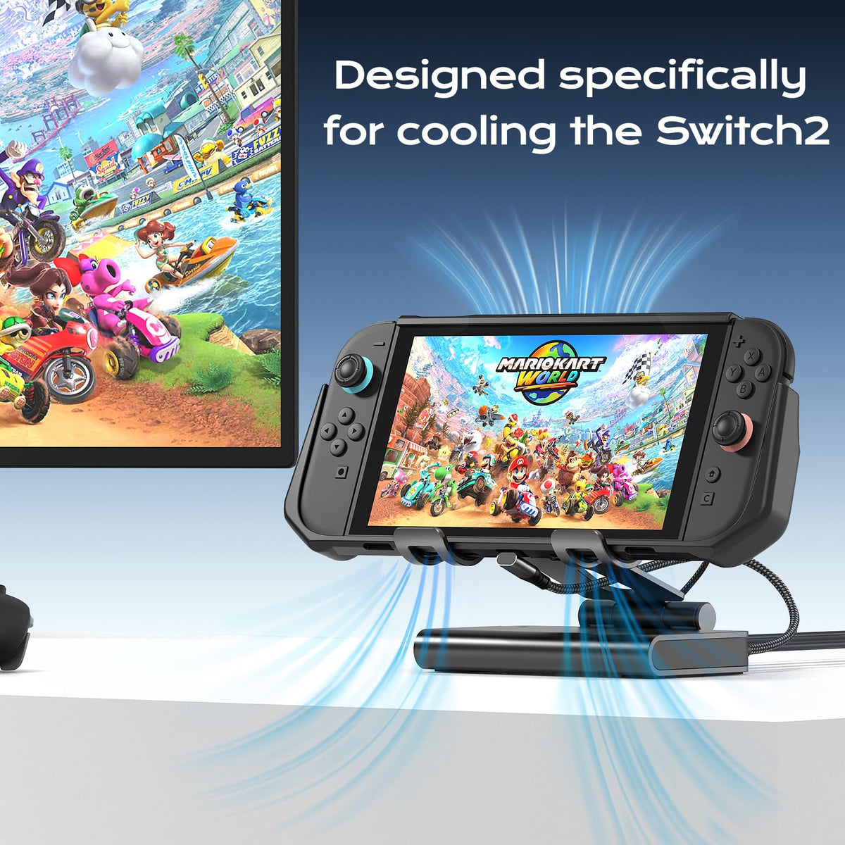 ZONGALL Steam Deck dock features hollow bottom for enhanced airflow.