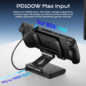 ZONGALL Steam Deck dock supports broad compatibility with many handhelds.
