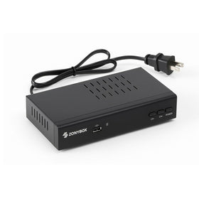 Zonybox rear HDMI and coaxial ports close-up, easy connection benefit
