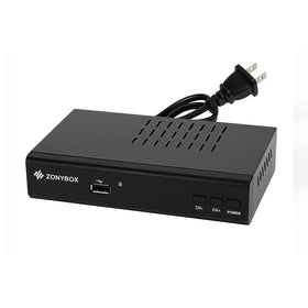 Zonybox playing video from USB on TV in living room, simple media playback benefit