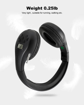 ZOOFEED cushioned earmuffs close-up providing comfortable long-wear fit
