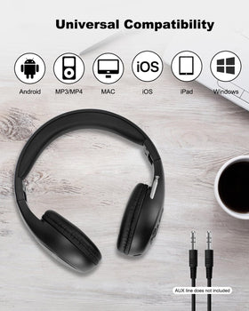 ZOOFEED worn by walker outdoors for hands-free radio listening