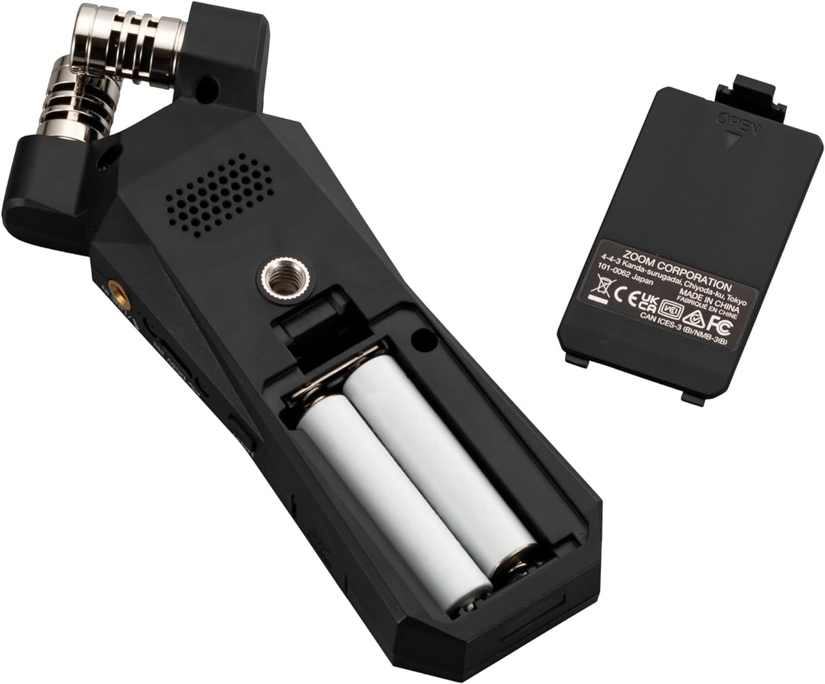 Zoom AAA batteries pack, reliable power for extended recording