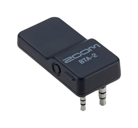 Zoom BTA-2 connected to PodTrak P4 for wireless guest interviews.