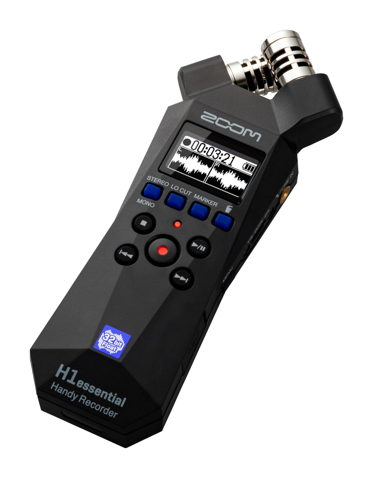 Zoom H1 Essential SD-card recording enables portable, uninterrupted sessions anywhere.