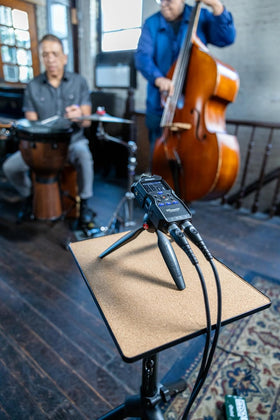 Zoom H4essential bundle highlights included accessories for ready setups.