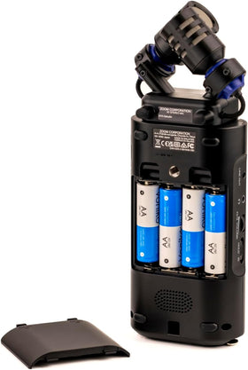Hairy windscreen on Zoom H5studio reduces outdoor wind noise