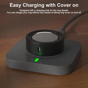 ZOOROO ring cover charging hole design enabling charge without removal