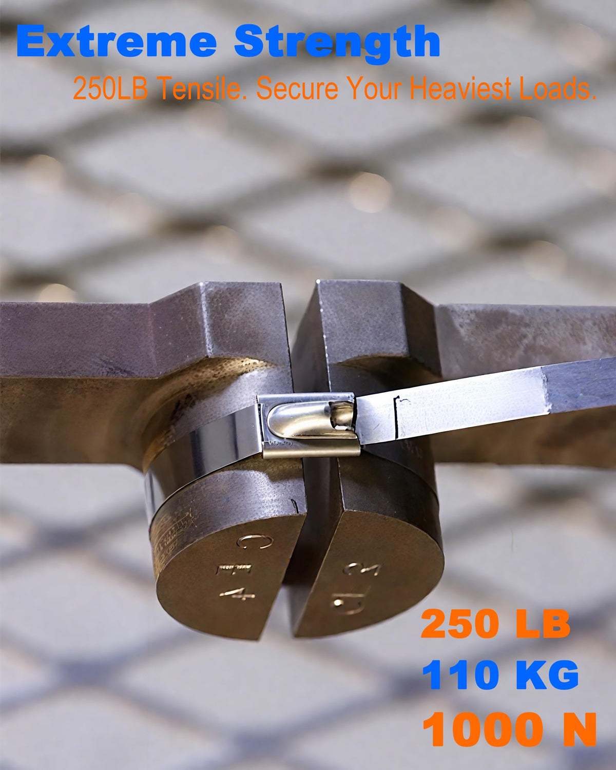 ZOOSUNX automotive clamps and exhaust secured with metal ties