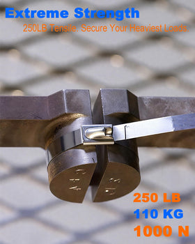 ZOOSUNX automotive clamps and exhaust secured with metal ties