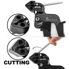 ZOOSUNX built-in shear mechanism enabling two-handed operation
