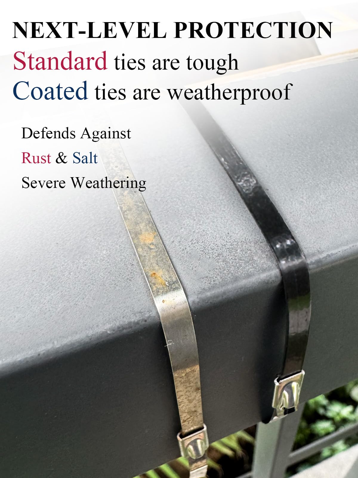 ZOOSUNX epoxy coating provides weather protection for outdoor cable management.