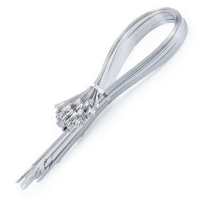 ZOOSUNX metal zip ties 100 pcs—durable stainless steel for heavy-duty outdoor fastening.