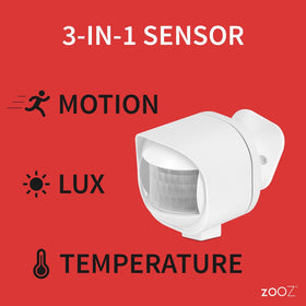 Zooz ZSE70 close-up of PIR lens highlighting sensitive motion detection