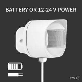 Zooz ZSE70 mounted on porch demonstrating outdoor monitoring benefit