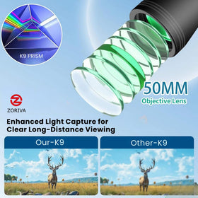ZORIVA used during birdwatching showing clear distant detail benefit in nature