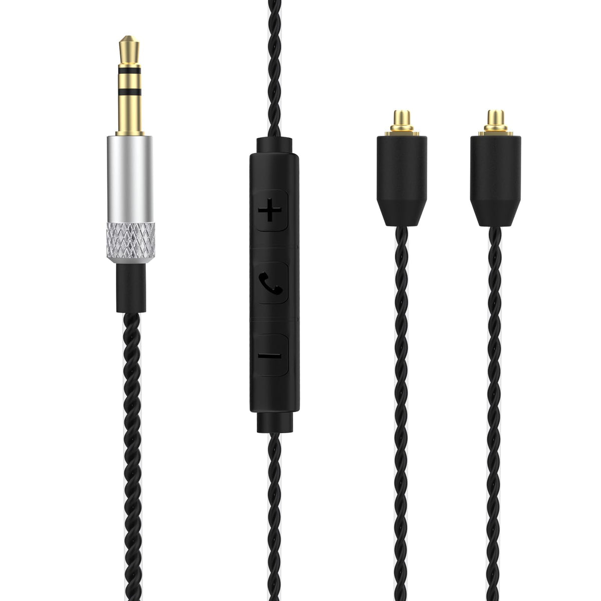 Zosvoses MMCX cable with mic highlights portable, tangle-free design for travel.