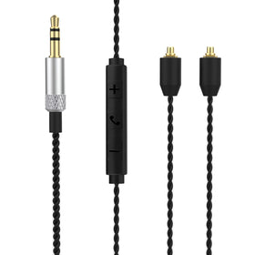Zosvoses MMCX cable with mic highlights portable, tangle-free design for travel.