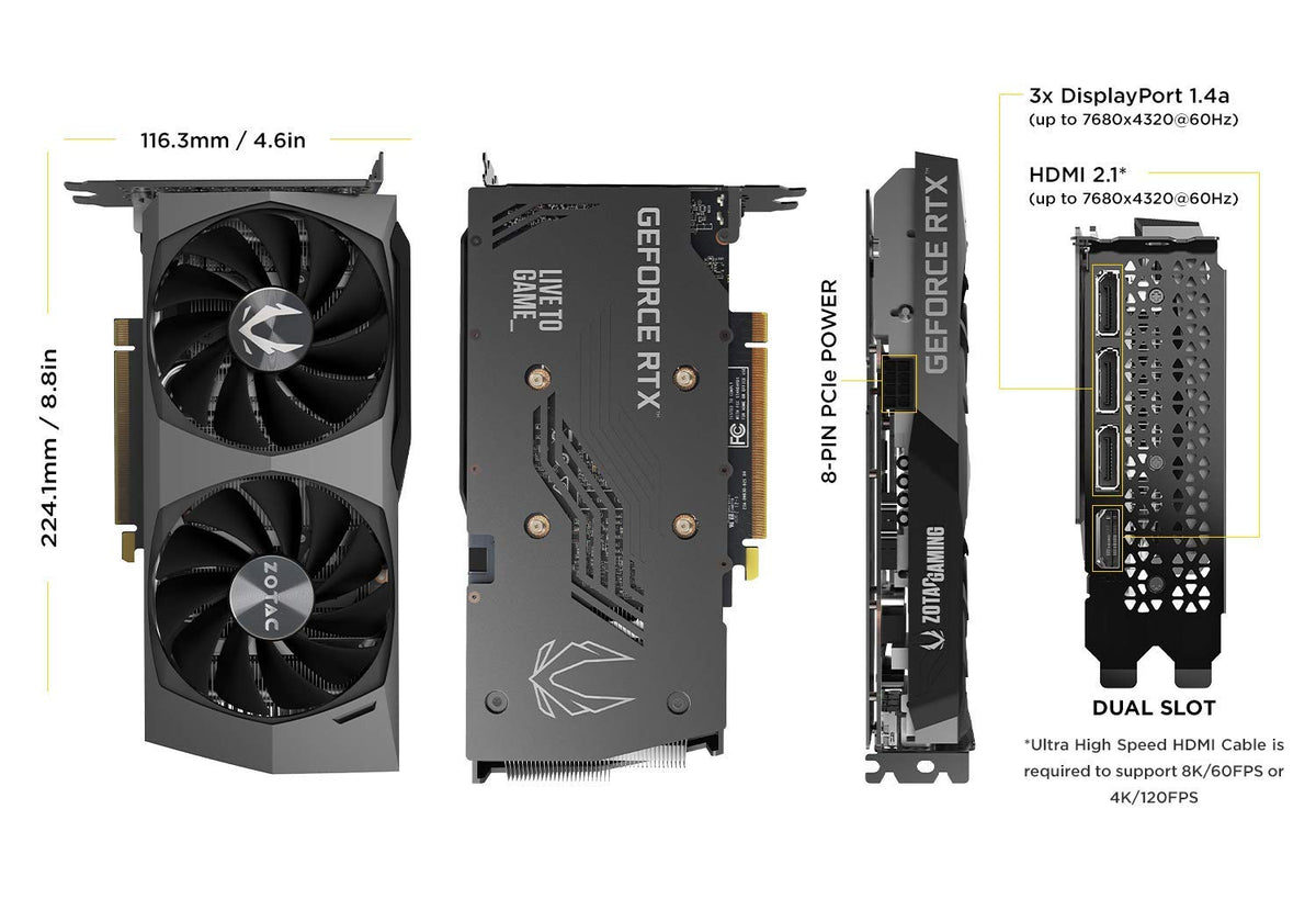Renewed packaging ready for ZOTAC RTX 3060 Twin Edge OC