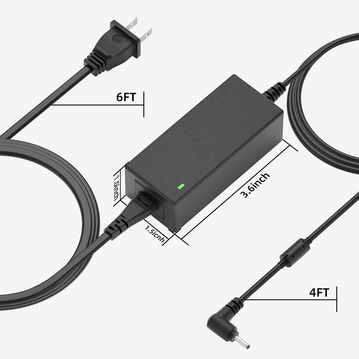 ZOZO charger compatible with Samsung ATIV Smart PC 500T for everyday charging