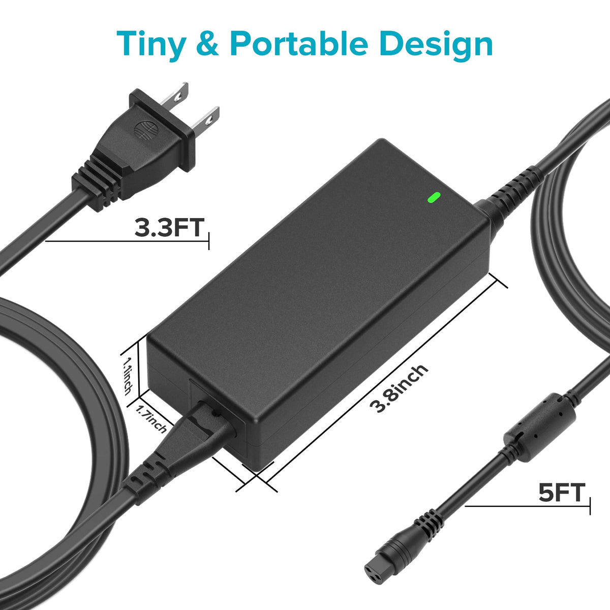 ZOZO 90W universal laptop charger in action powering a laptop during work