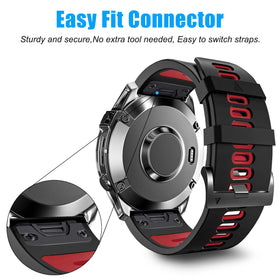 ZPJPPLX 26mm band compatible with Garmin Tactix 8 and Fenix series.