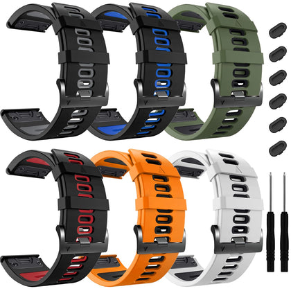 ZPJPPLX 26mm easy-fit watch band in soft silicone for everyday wear.