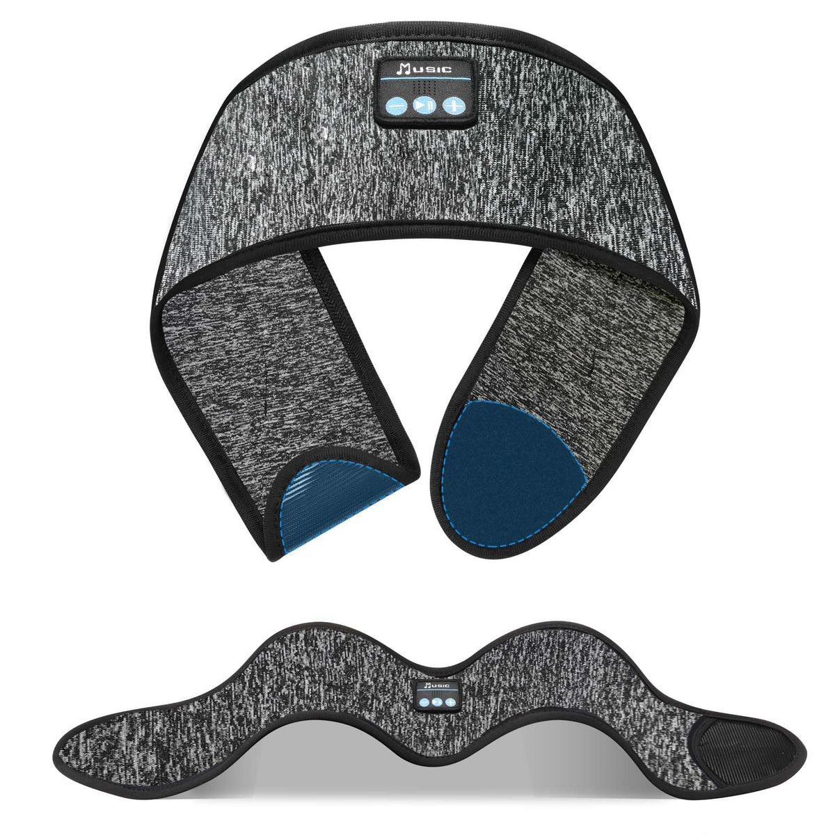 ZRUHIG adjustable headband headphones strap closeup for secure, comfortable wear.