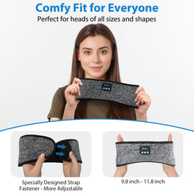 ZRUHIG ultra-thin speakers sleep headband delivers light, unobtrusive listening.