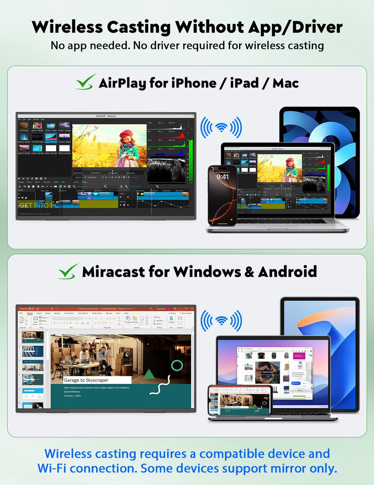 ZSCMALLS 23.8-inch Full HD IPS display for multitasking