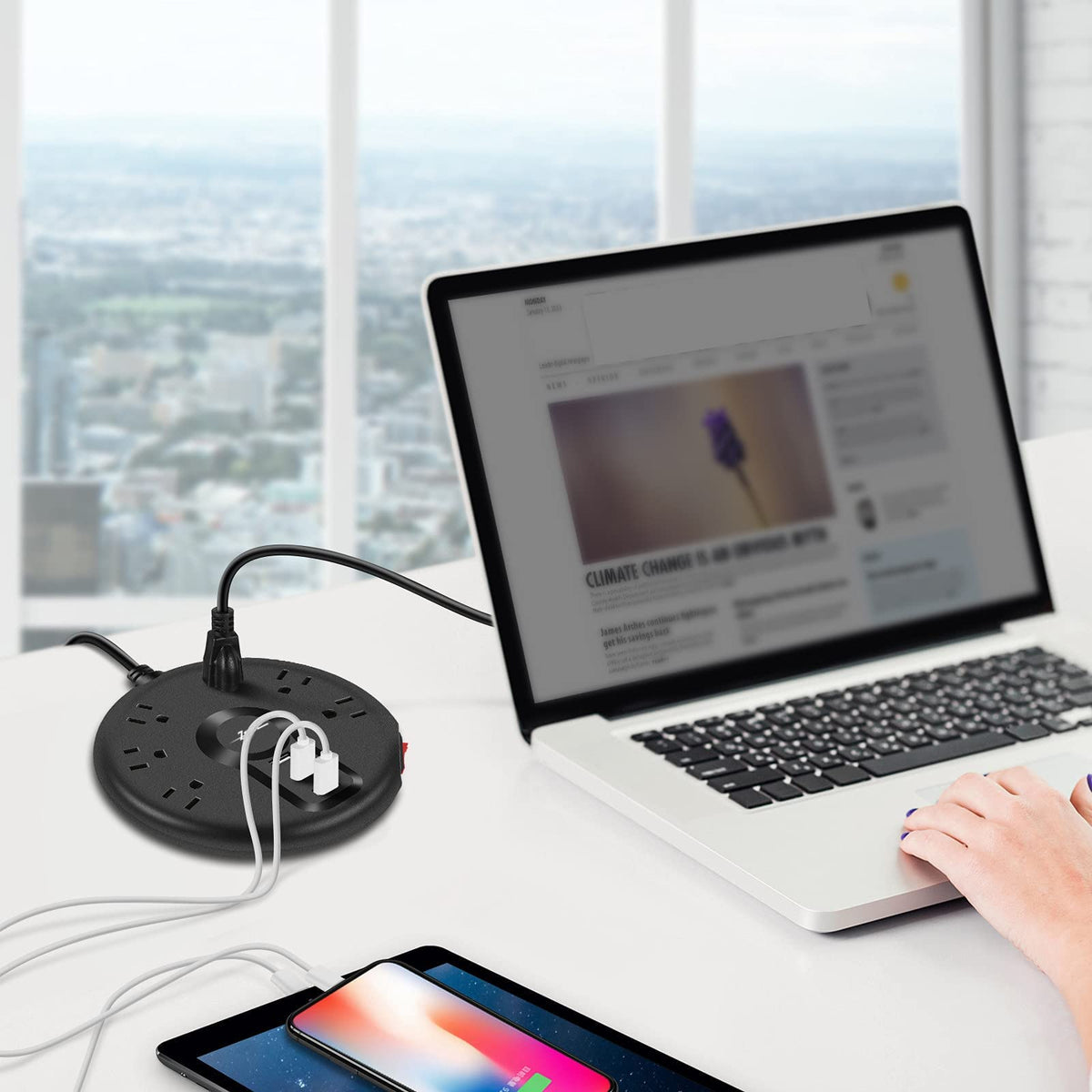 ZSIMC flat-plug design ideal for tight spaces and travel