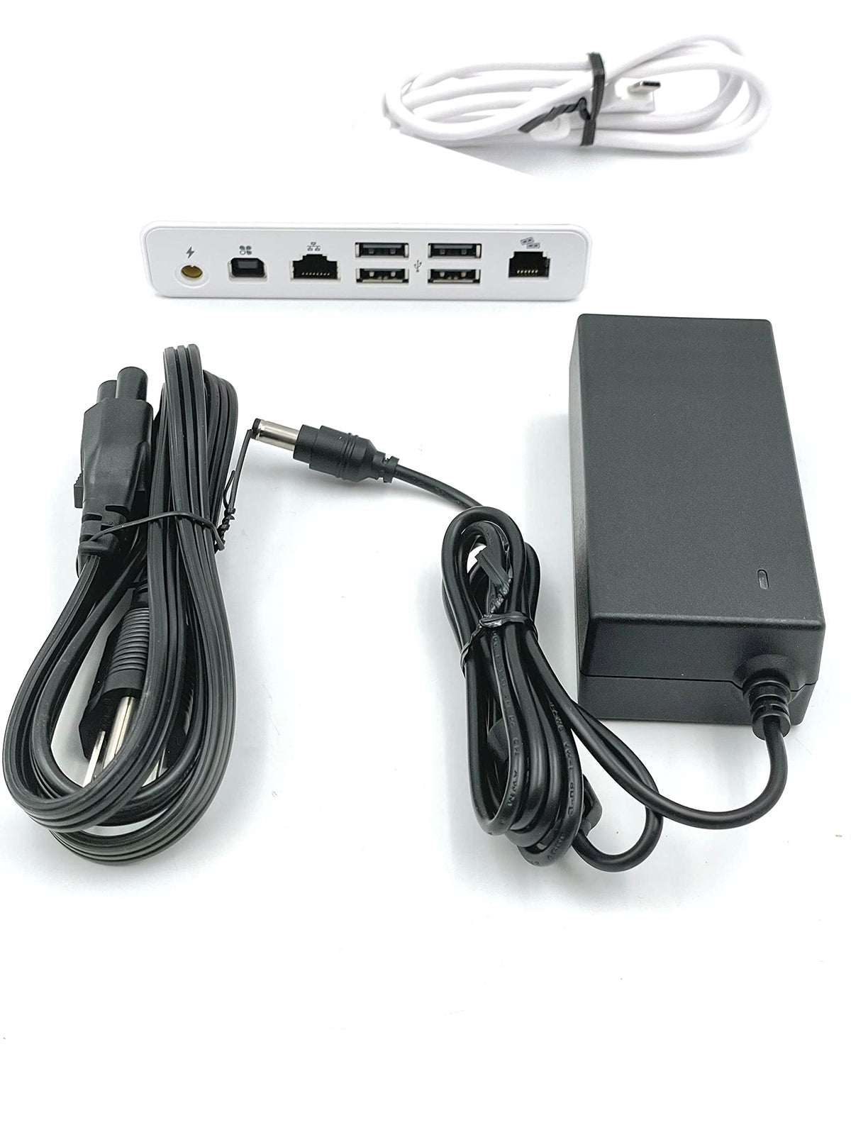 Zsmzzd Clover Mini Ethernet port and Cat5e for reliable network connectivity.