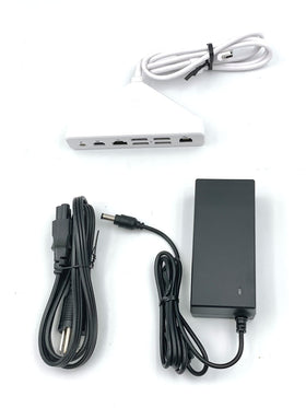 Zsmzzd Clover Mini power adapter kit powering on-site transactions.