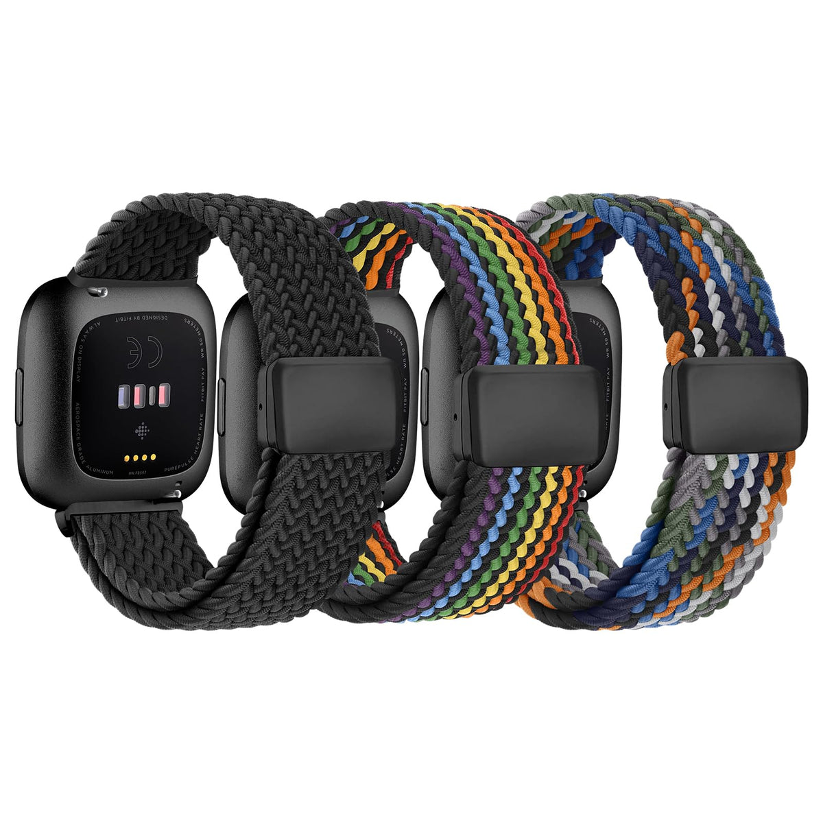 Zspoly braided band for Versa 2 offers breathable comfort and versatile style