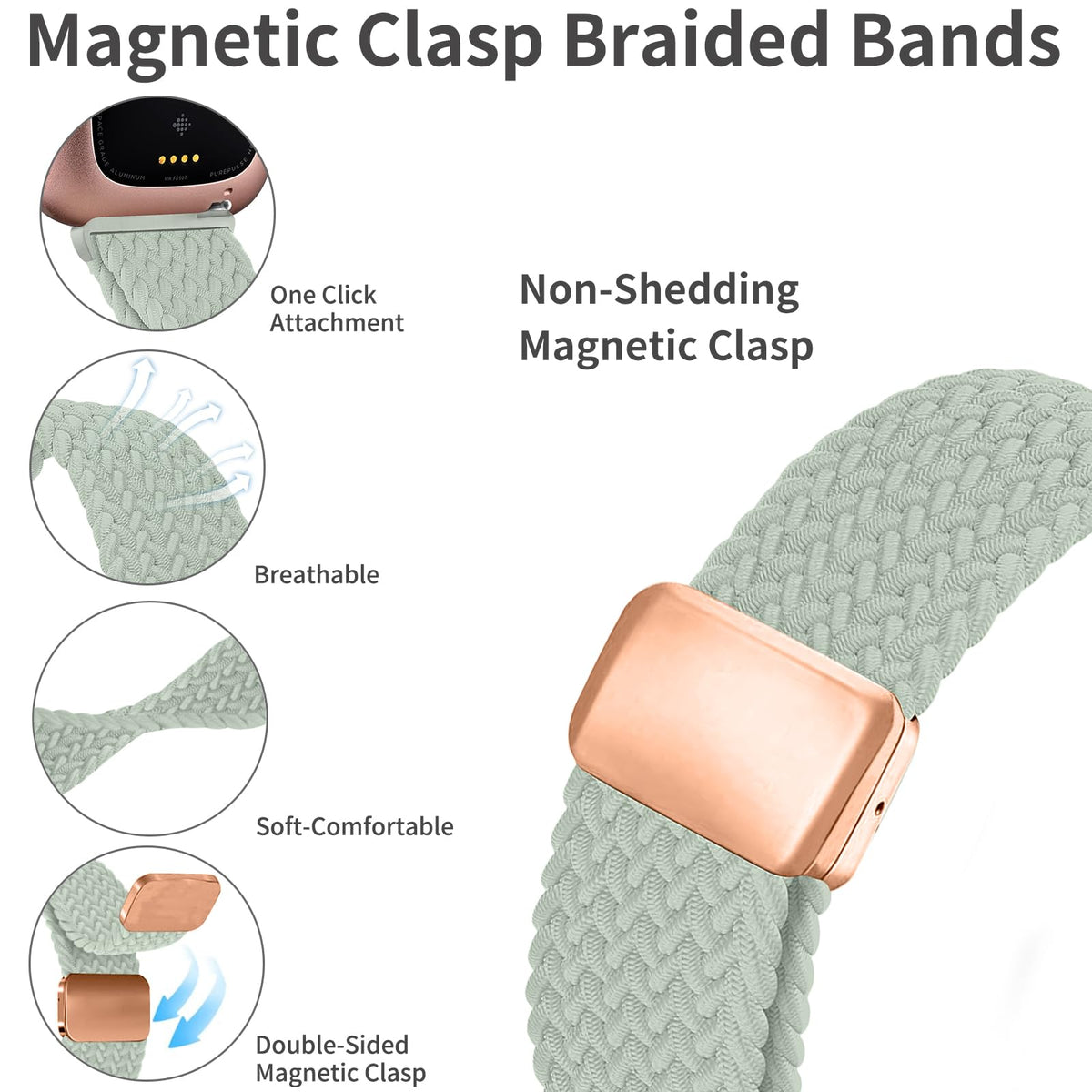Zspoly elastic fabric sport band demonstrates breathable comfort during workouts.