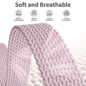 Zspoly magnetic clasp band closeup showing secure closure for active wear.