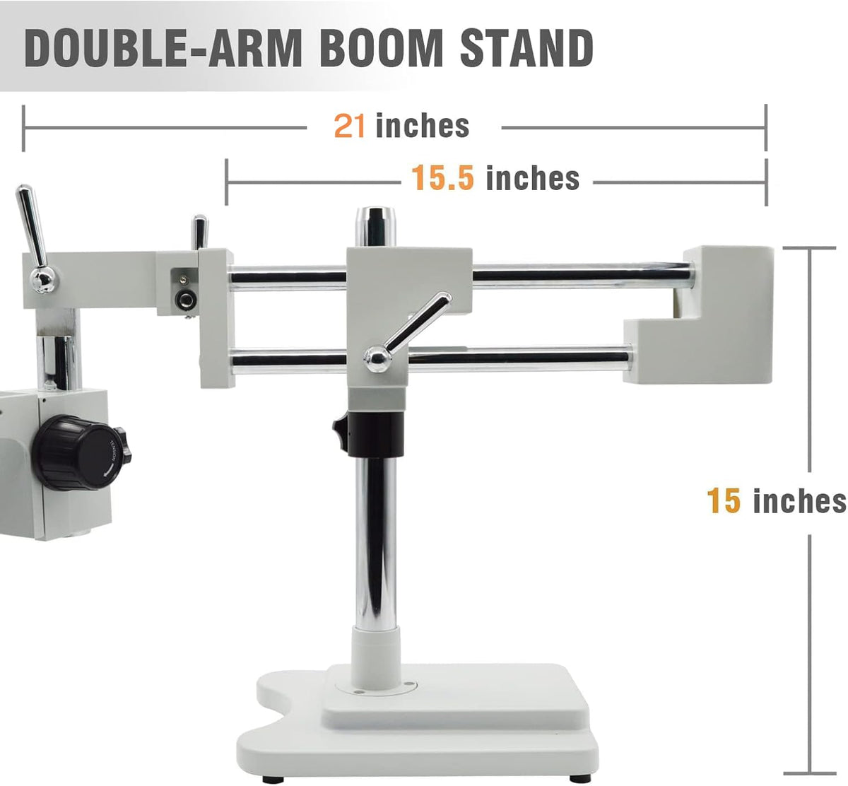ZTEEERS auxiliary lenses expand viewing range for larger specimens.